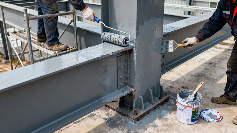 鋼結構廠房防腐與防火處理